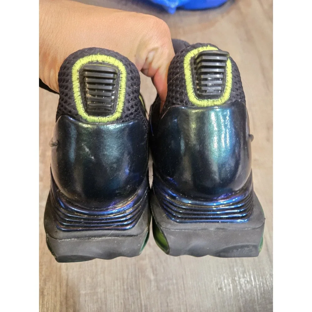 Nike Shox Gravity Mens Size 10 Running Shoes Black Gorge Green AR1999 003